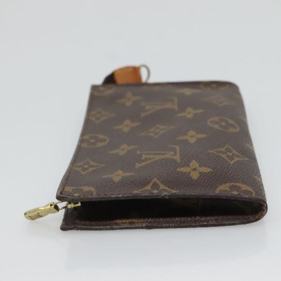 LOUIS VUITTON Monogram Bucket PM Accessory Pouch LV Auth ar13666